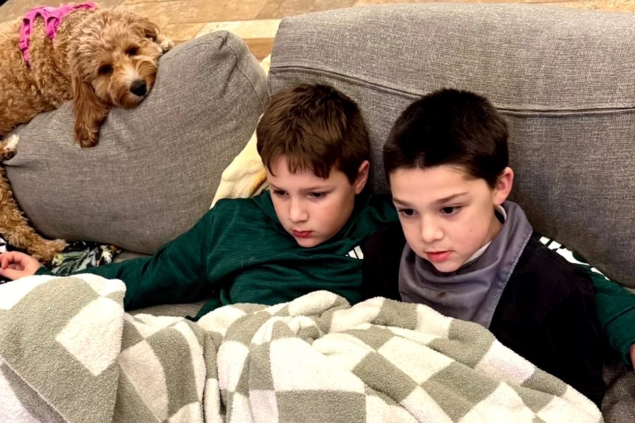 Charlie and James
